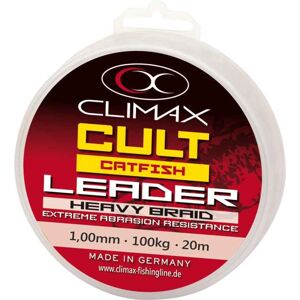Climax šnúra CULT Catfish Leader 20m 1,00mm/100kg - šedá